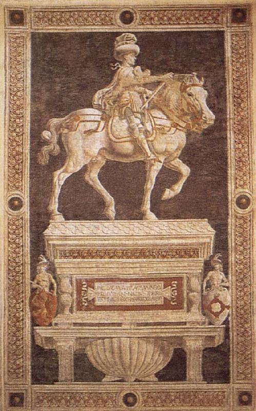 Andrea del Verrocchio Reiterportrat of Niccolo there Tolentino Spain oil painting art